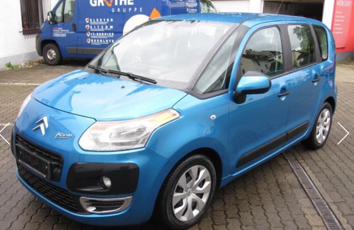 Left hand drive CITROEN C3 PICASSO 1.6 HDI 110 TENDANCE 